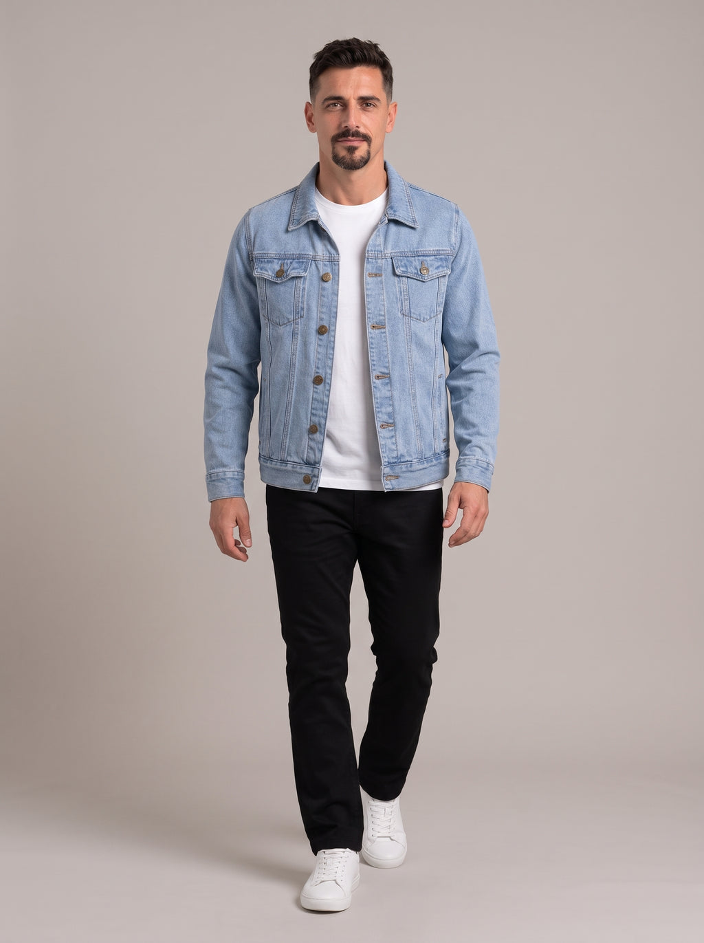 ANDER cazadora denim - cuerpo entero