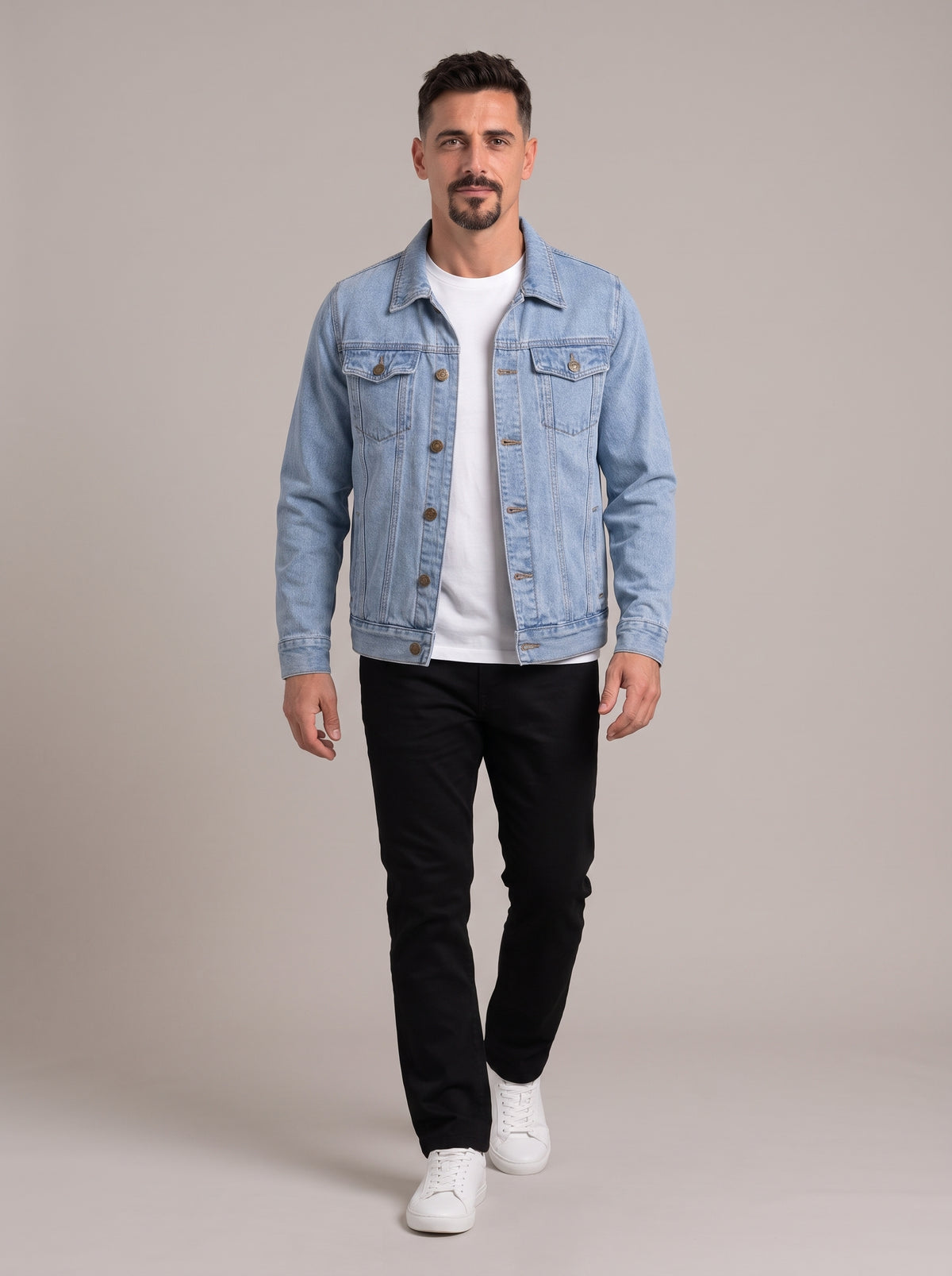 ANDER cazadora denim - cuerpo entero