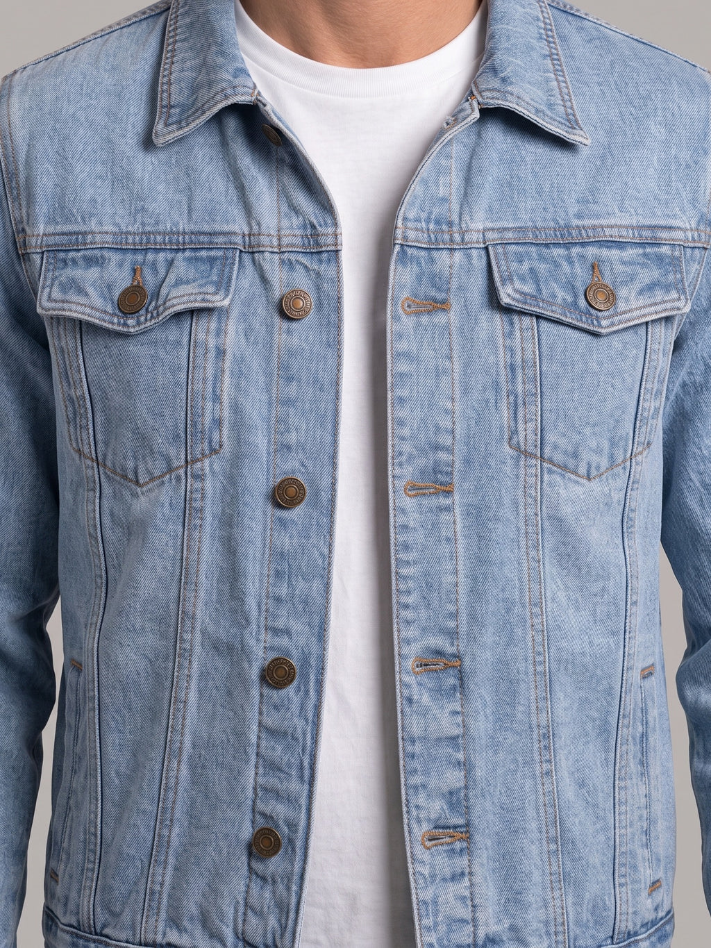ANDER cazadora denim - detalle