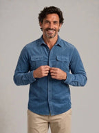 JUANMA - Camisa de trabajo de algodón