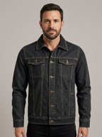 ANDER cazadora denim - Negro