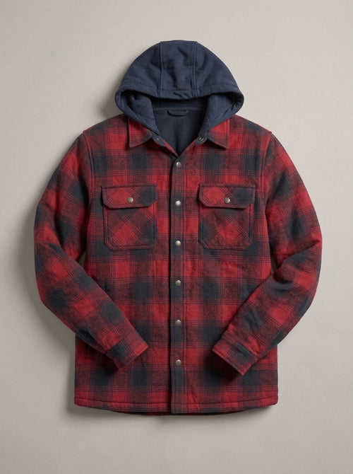 MARIO - Sobrecamisa acolchada con capucha™
