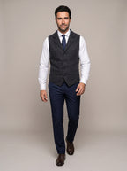 ALE chaleco lana sartorial - cuerpo entero