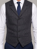 ALE chaleco lana sartorial - detalle