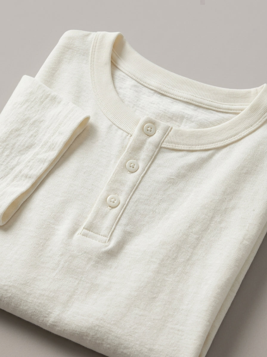 GORKA camiseta henley - detalle