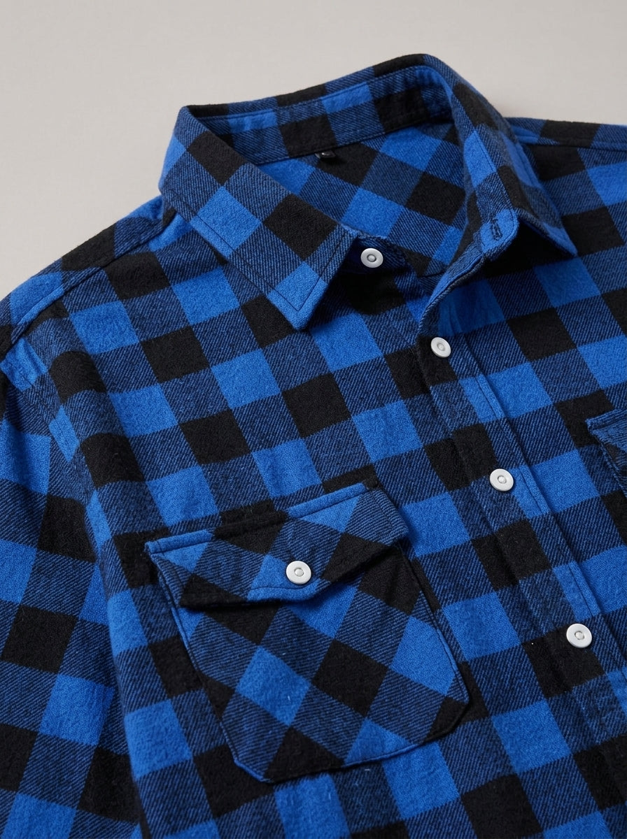 CHEMA camisa de franela - detalle