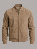 GERARD chaqueta de ante - color marrón arena
