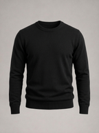 AMBROSIO jersey de punto con cuello redondo - Negro