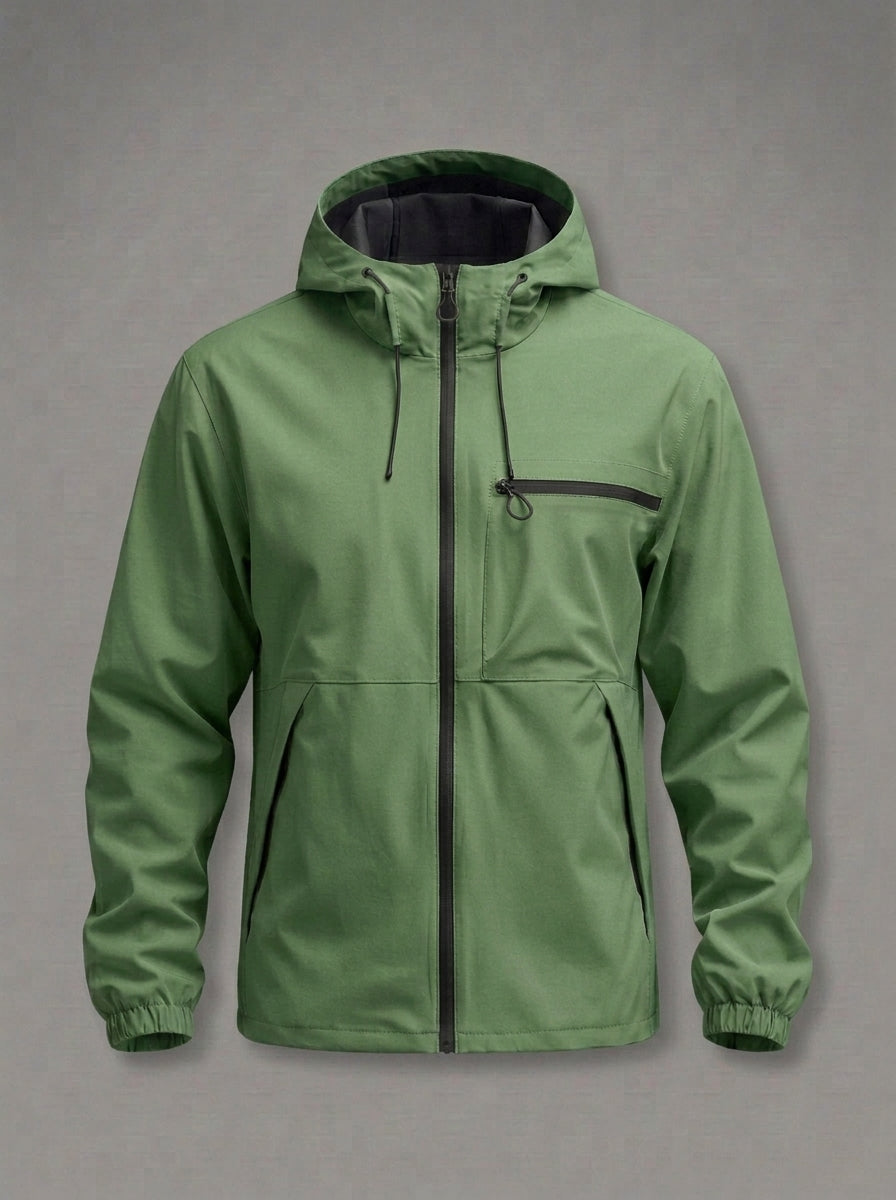 JOSÉ ALFONSO chaqueta cortavientos impermeable - color verde