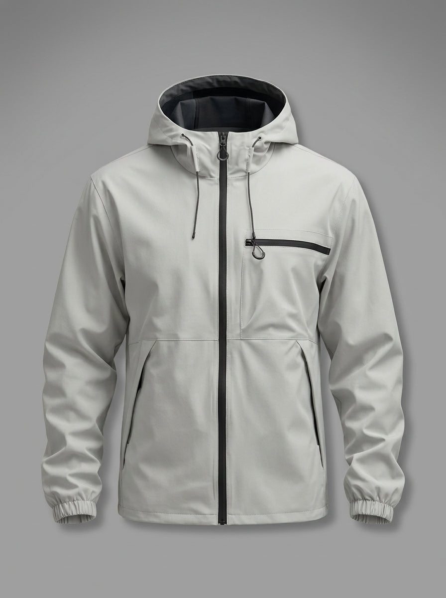 JOSÉ ALFONSO chaqueta cortavientos impermeable - color gris