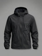 JOSÉ ALFONSO chaqueta cortavientos impermeable - color negro