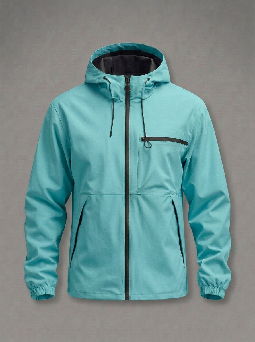 HUGO chaqueta cortavientos retro urbana - color azul claro
