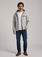 HUGO chaqueta cortavientos retro urbana gris - cuerpo entero