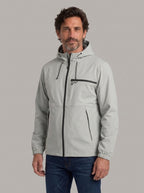 HUGO chaqueta cortavientos retro urbana gris - frente