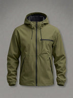 HUGO chaqueta cortavientos retro urbana - color verde oscuro