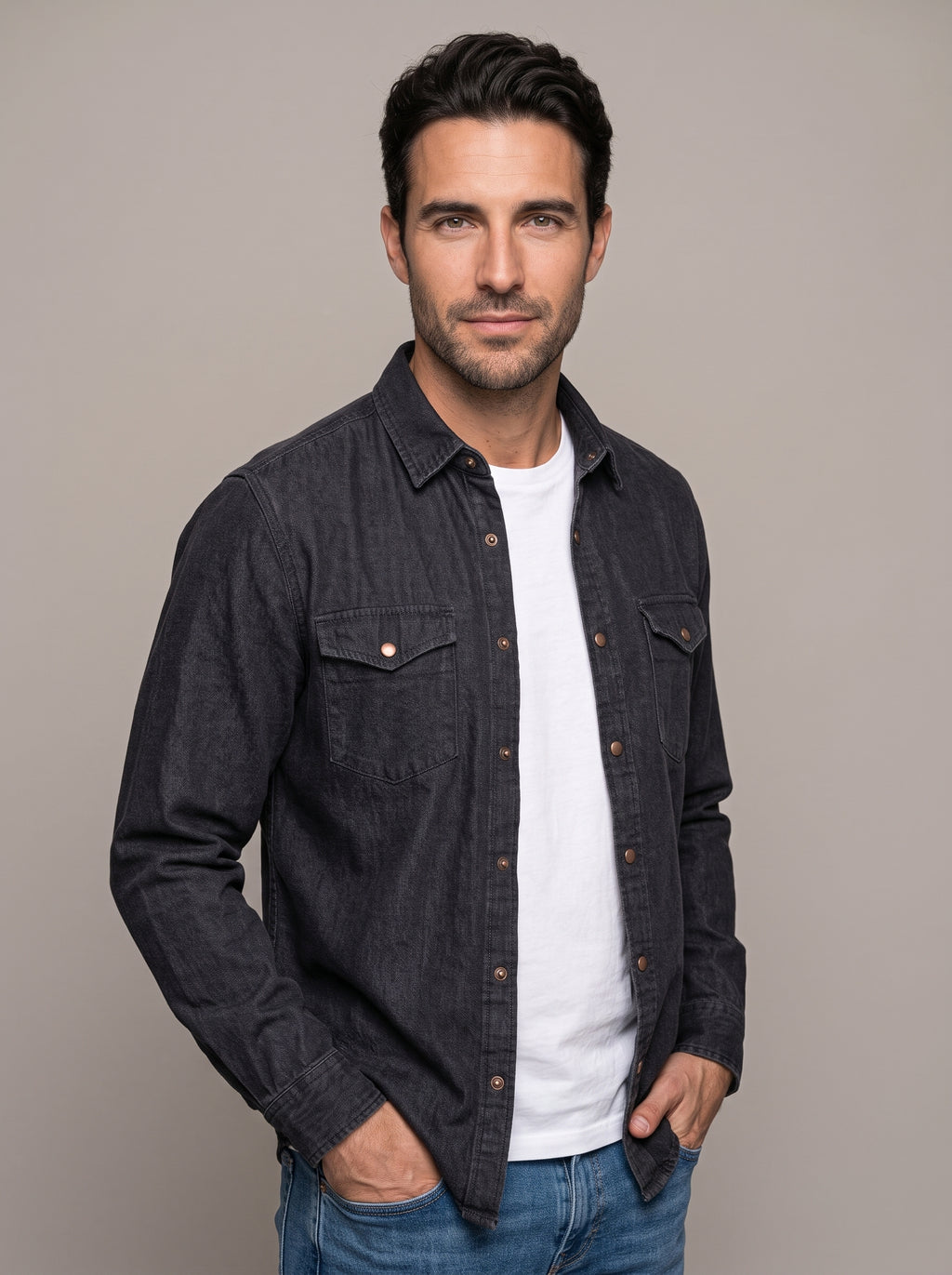 AITOR sobrecamisa vaquera - frente