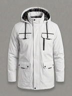 IAGO parka multibolsillos con capucha - color blanco