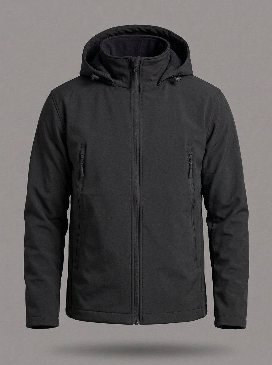 JUAN RAMÓN chaqueta cortavientos de montaña - color negro