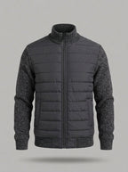 ANDONI chaqueta acolchada con cuello alto - Gris oscuro