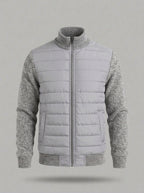 ANDONI chaqueta acolchada con cuello alto - Gris