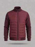 ANDONI chaqueta acolchada con cuello alto - Granate