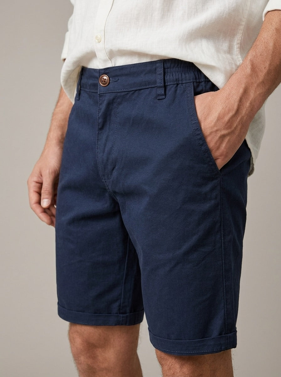 JOSÉ MARIANO - Bermuda chino de algodón - detalle