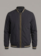 JOHN bomber ligera con ribetes - Negro