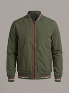 JOHN bomber ligera con ribetes - Verde