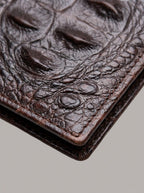 JOSEAN cartera efecto cocodrilo - detalle de cerca