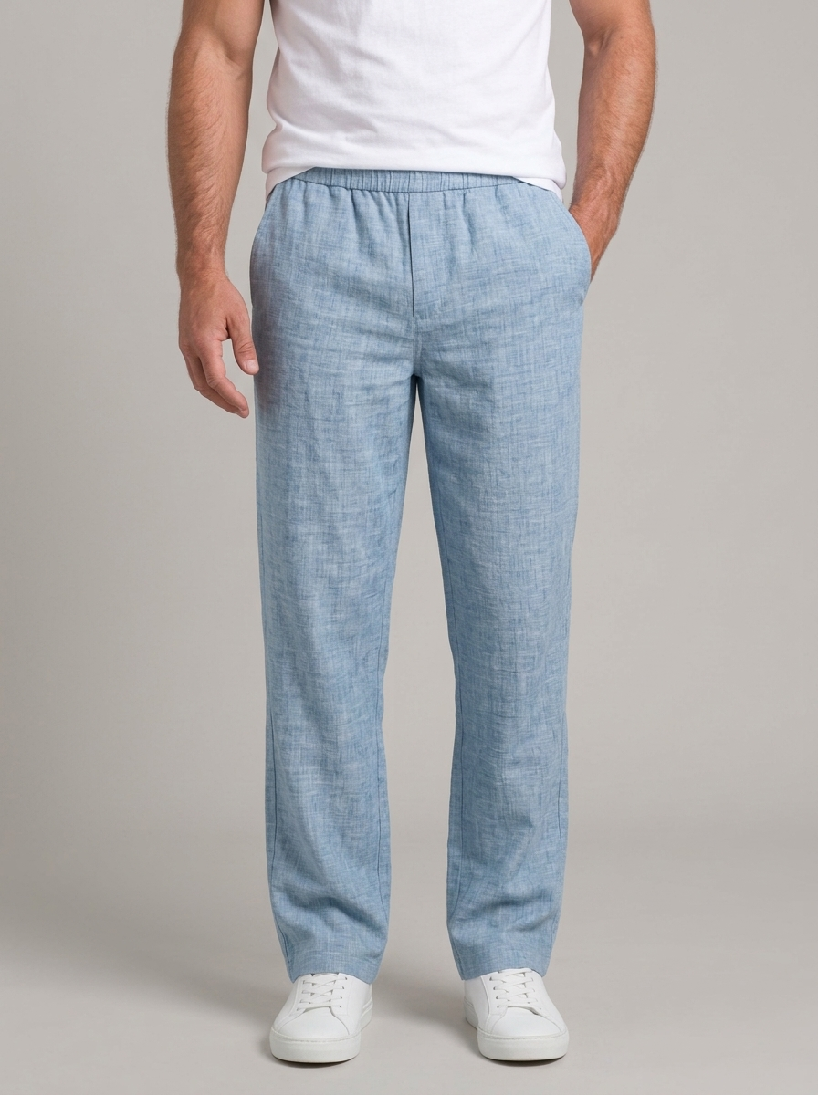 XAVI pantalones vestir anchos - frente