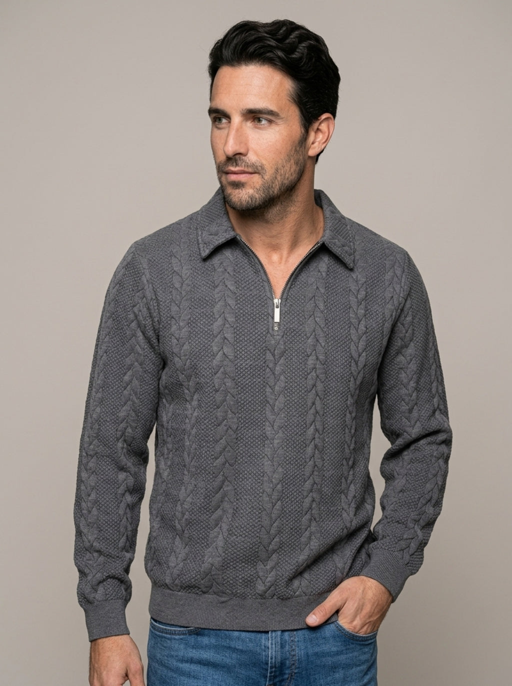 JOSÉ VICENTE - Jersey cuello cisne