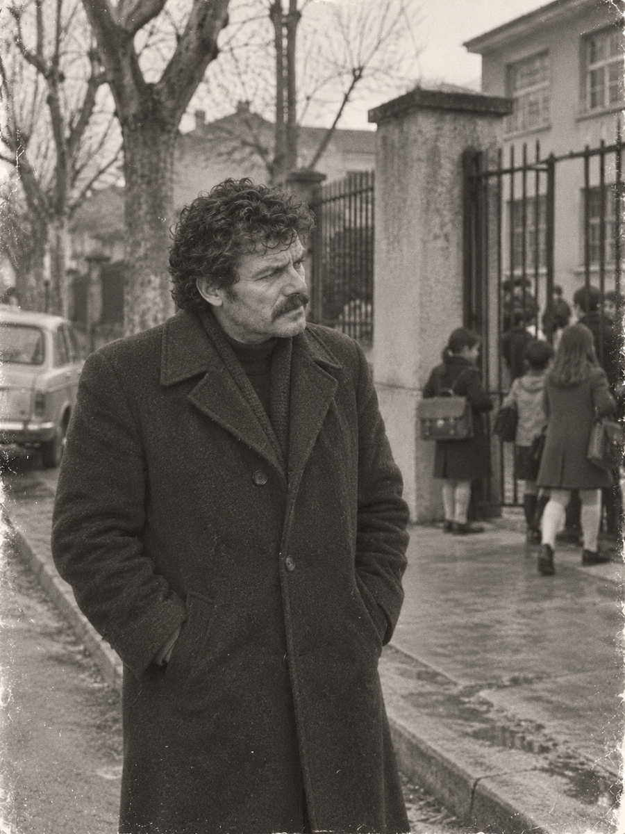 El abrigo de mi padre pesaba