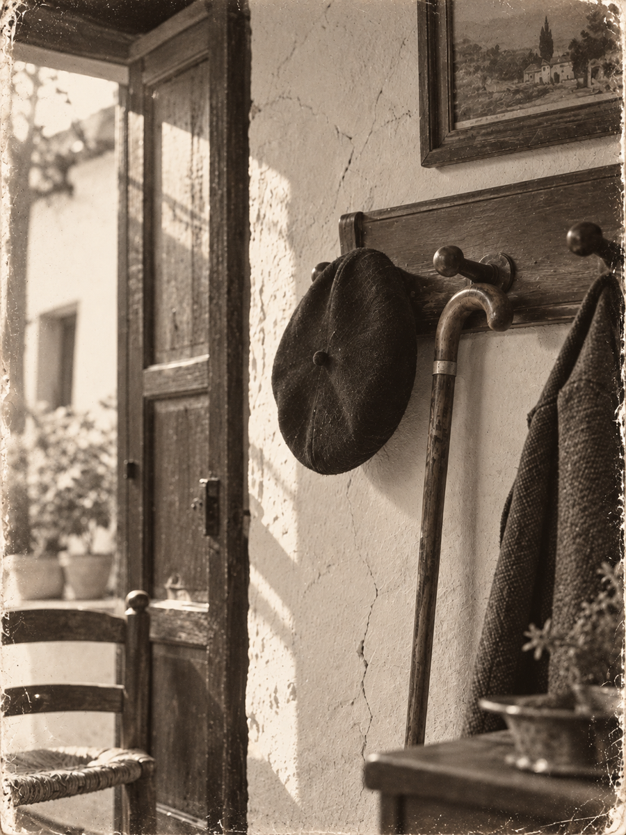 Mi abuelo no salía de casa sin su boina