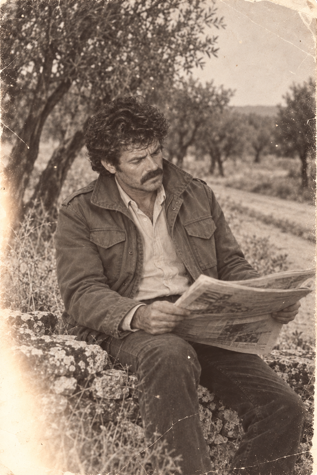 La chaqueta de campo de mi padre.