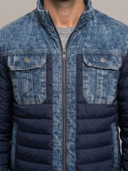 SIMÓN chaqueta vaquera acolchada - detalle