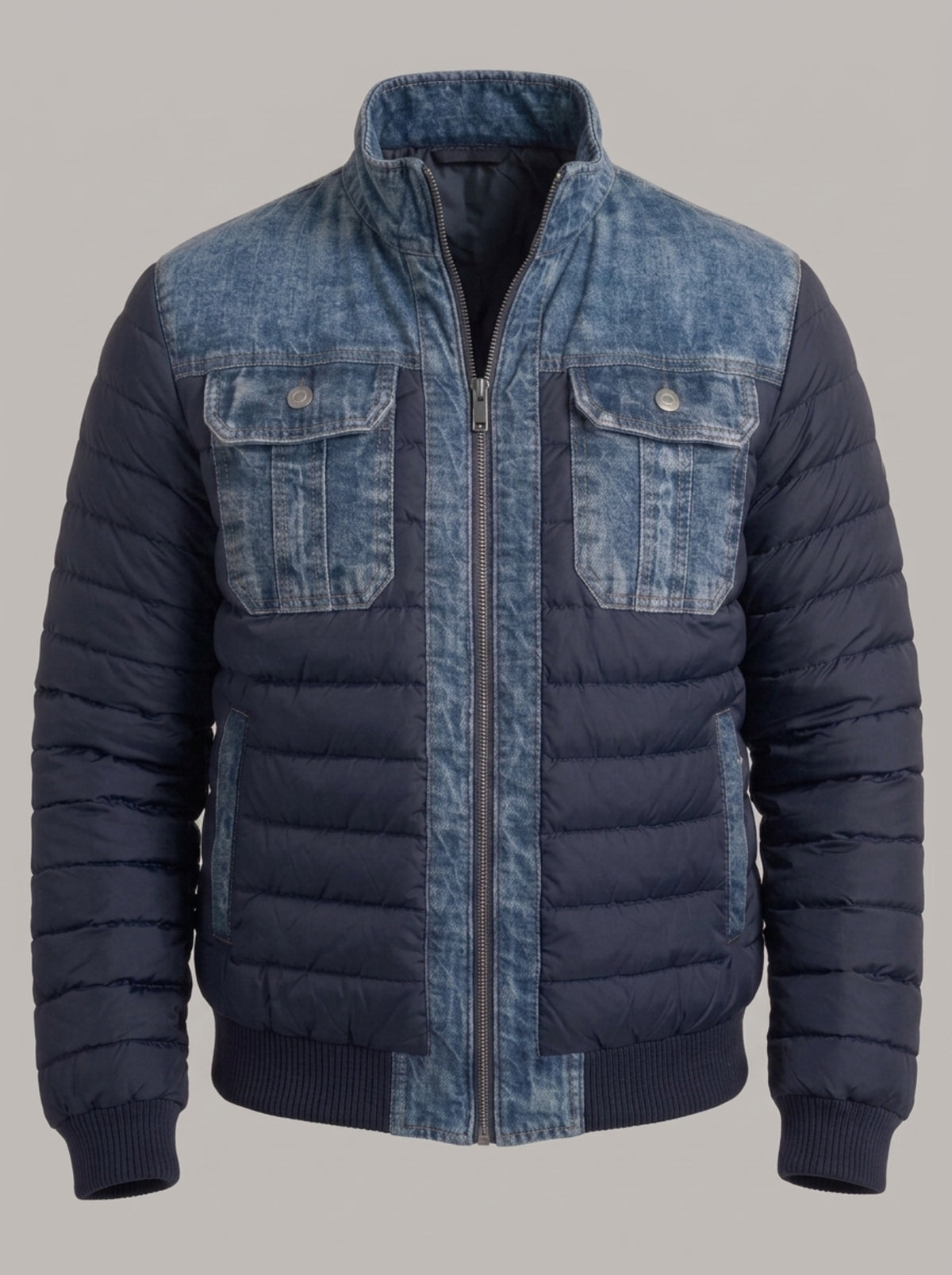 SIMÓN chaqueta vaquera acolchada - Azul
