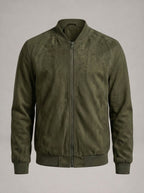 MAIKEL bomber efecto ante - Verde