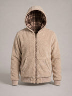 PEDRO MIGUEL chaqueta reversible con capucha - Beige claro