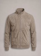 RAFAEL JOSÉ chaqueta bomber de ante - Beige