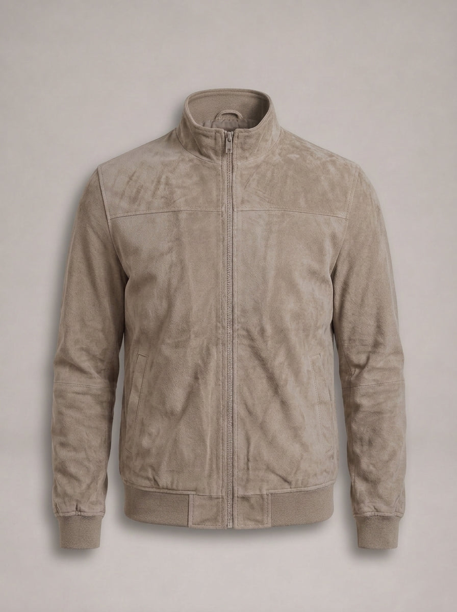RAFAEL JOSÉ chaqueta bomber de ante - Beige