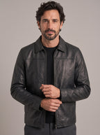 PEDRO ANTONIO chaqueta de piel - plano medio