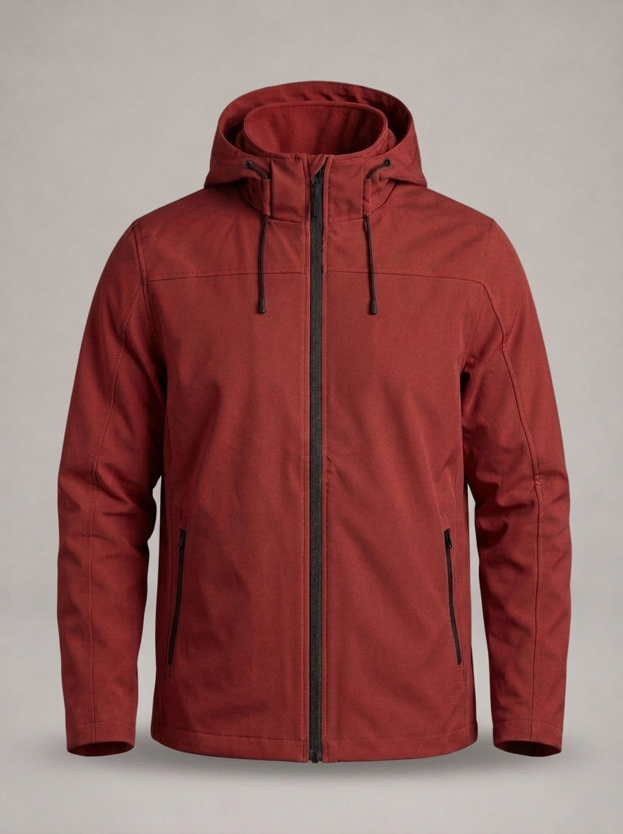 JOSÉ BENITO chaqueta cortavientos con capucha - Rojo