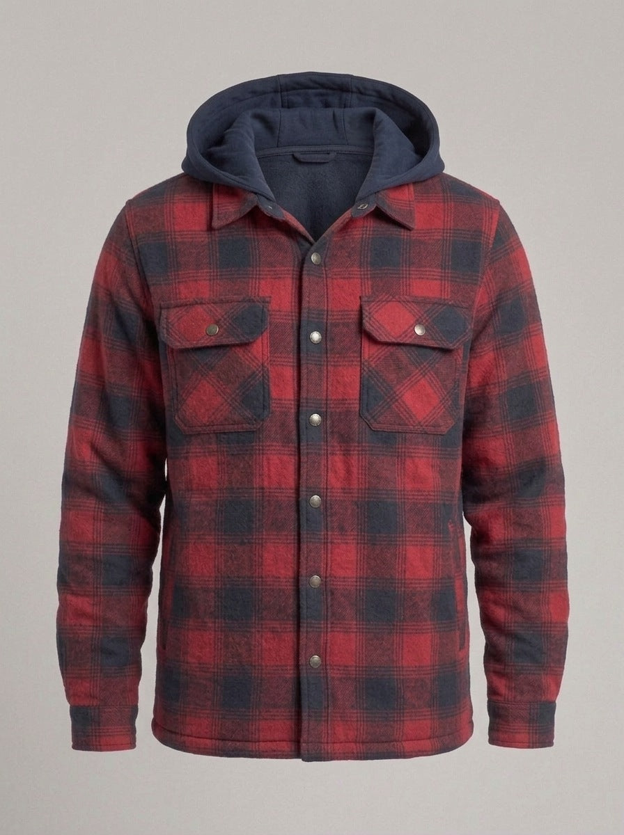 JUAN TOMÁS sobrecamisa de cuadros - Rojo