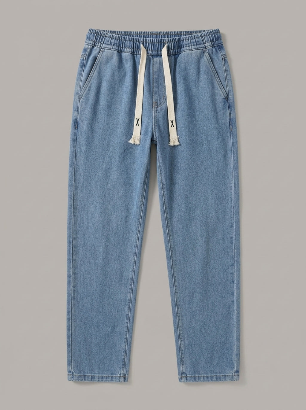 MANU pantalón vaquero jogger azul