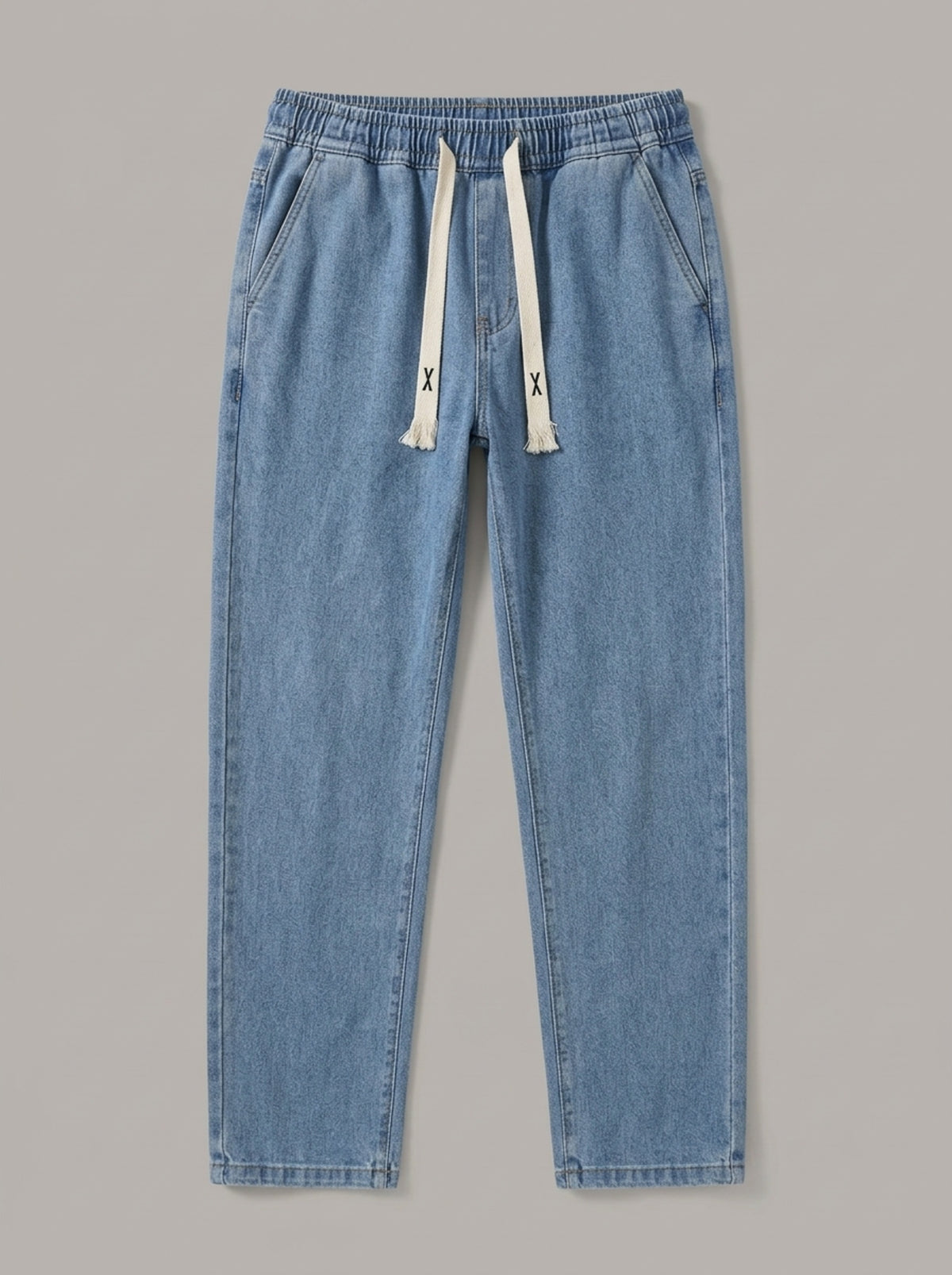 MANU pantalón vaquero jogger azul