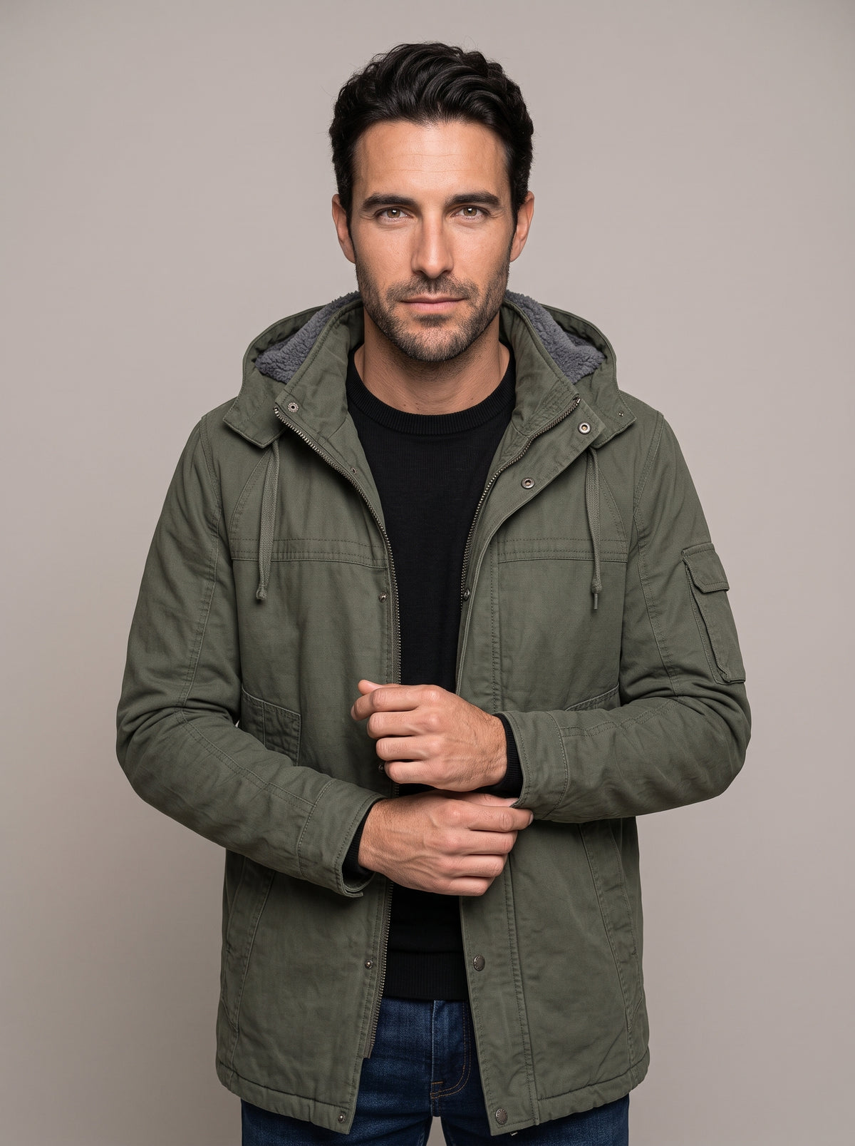 UNAI parka utility de invierno - plano medio