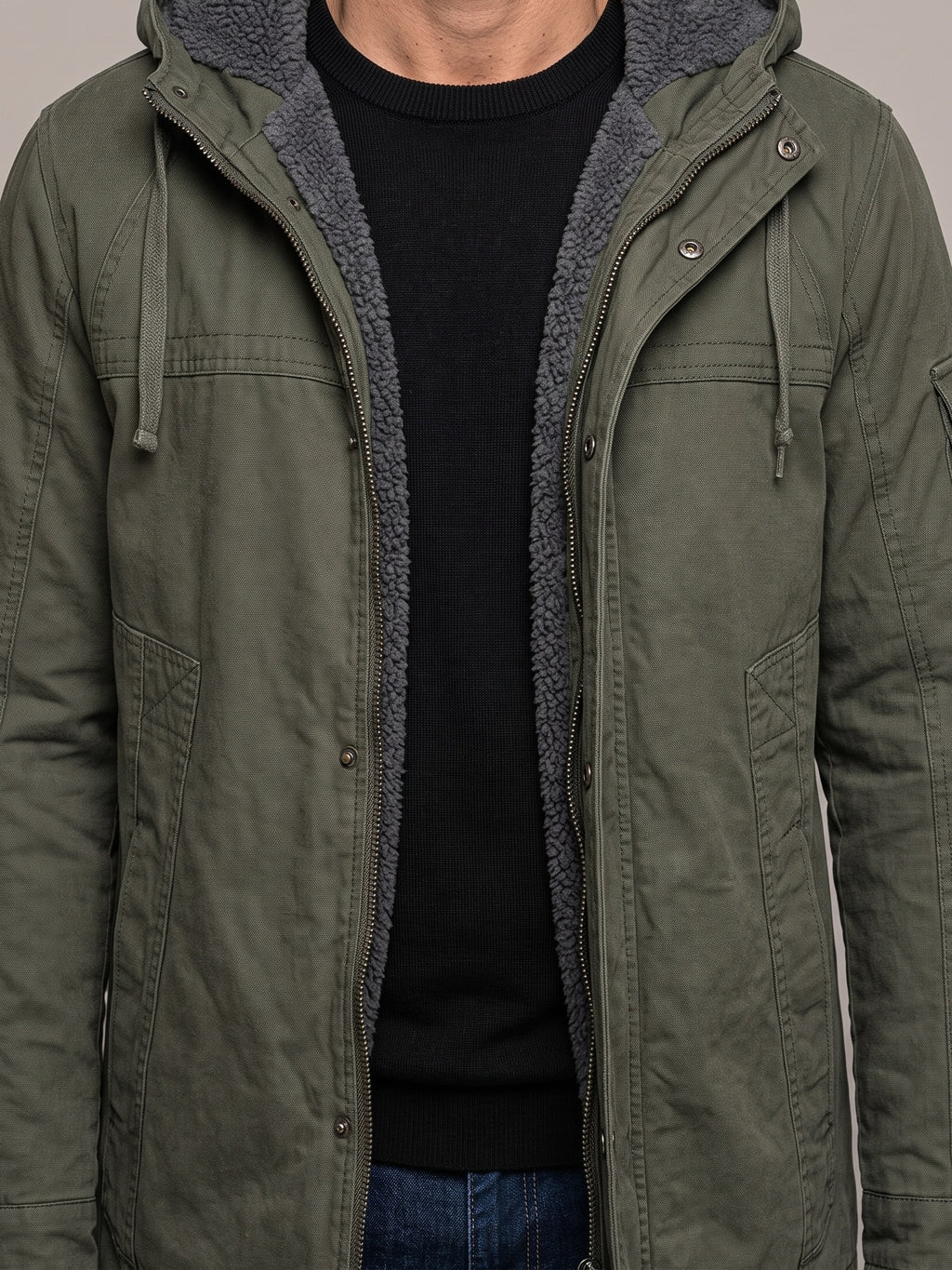 UNAI parka utility de invierno - detalle