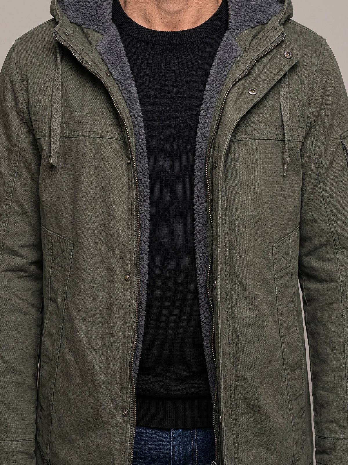 UNAI parka utility de invierno - detalle