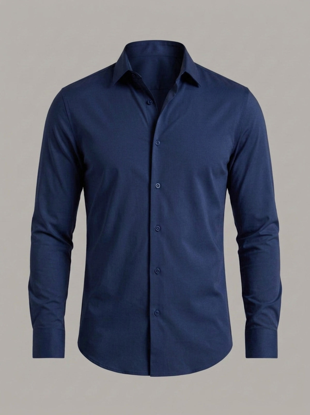 OLIVER camisa elástica azul marino