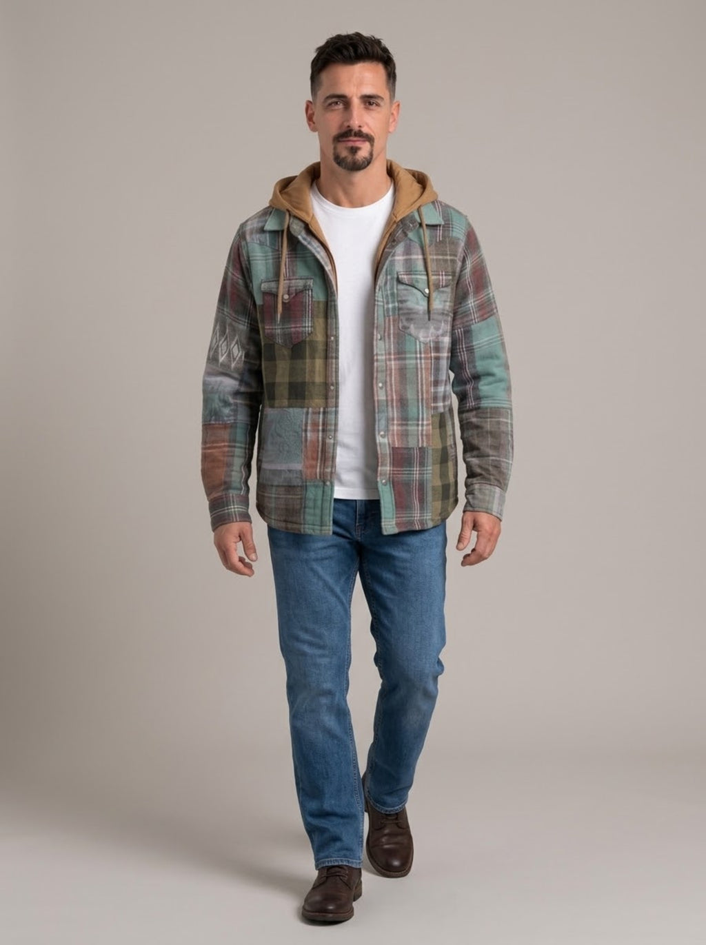 JOSÉ FÉLIX patchwork - cuerpo entero